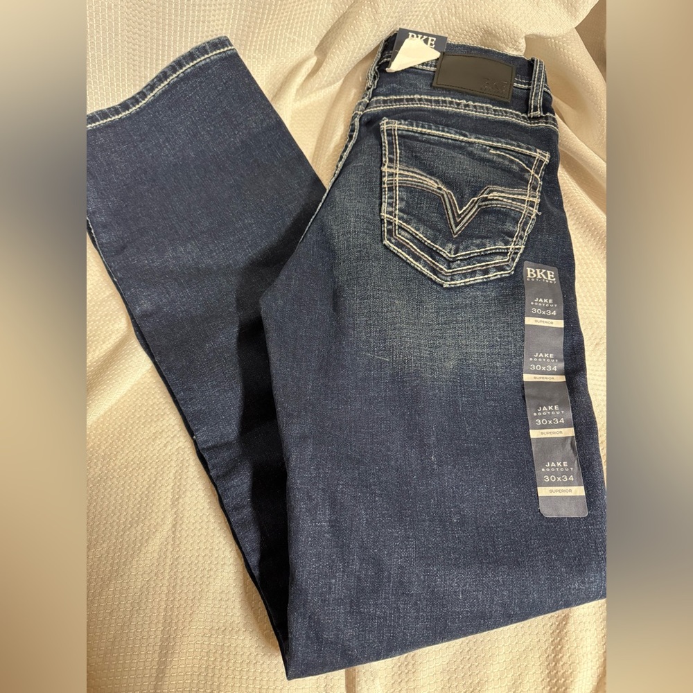 BKE Men's Blue Jeans 30 x 34